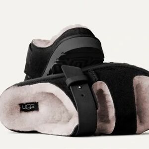 UGG Black Greenport Strap Slide